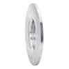 E-Line Drilled & Slotted Silver Brake Rotor, Fits Select Volvo, Position: Rear Right - image 2