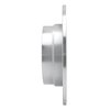 E-Line Drilled & Slotted Silver Brake Rotor, 1969-1981 BMW, Position: Rear Left - image 4