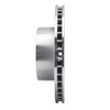 E-Line Drilled & Slotted Silver Brake Rotor, 1982-1989 BMW, Position: Front Right - image 4