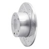 E-Line Drilled & Slotted Silver Brake Rotor, 1976-1976 BMW, Position: Front Right - image 2