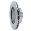 E-Line Drilled & Slotted Silver Brake Rotor, 1982-1988 BMW, Position: Front Right - image 3