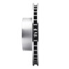 E-Line Drilled & Slotted Silver Brake Rotor, 1987-1995 BMW, Position: Front Right - image 3