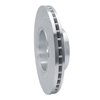 E-Line Drilled & Slotted Silver Brake Rotor, 1991-1993 BMW, Position: Front Right - image 4