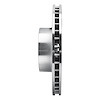 E-Line Drilled & Slotted Silver Brake Rotor, 1993-1997 BMW, Position: Front Left - image 1