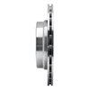 E-Line Drilled & Slotted Silver Brake Rotor, 1995-2002 BMW, Position: Rear Right - image 4