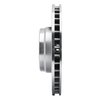 E-Line Drilled & Slotted Silver Brake Rotor, 1995-2001 BMW, Position: Front Right - image 3