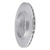E-Line Drilled & Slotted Silver Brake Rotor, 2001-2006 BMW, Position: Rear Left - image 4