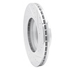 E-Line Drilled & Slotted Silver Brake Rotor, 2002-2008 BMW, Position: Front Left - image 1