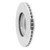 E-Line Drilled & Slotted Silver Brake Rotor, 2007-2015 BMW, Position: Front Left - image 4