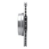E-Line Drilled & Slotted Silver Brake Rotor, 2007-2008 BMW, Position: Rear Left - image 2