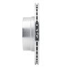 E-Line Drilled & Slotted Silver Brake Rotor, 2008-2013 BMW, Position: Rear Right - image 3