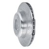 E-Line Drilled & Slotted Silver Brake Rotor, 2009-2016 BMW, Position: Front Right - image 3