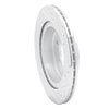 E-Line Drilled & Slotted Silver Brake Rotor, 2009-2016 BMW, Position: Rear Left - image 4