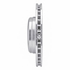 E-Line Drilled & Slotted Silver Brake Rotor, 2011-2016 BMW, Position: Front Right - image 1