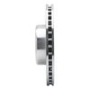 E-Line Drilled & Slotted Silver Brake Rotor, 2012-2021 BMW, Position: Front Left - image 3
