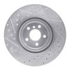 E-Line Drilled & Slotted Silver Brake Rotor, Fits Select Fits Multiple Makes/Models, Position: Rear Right - image 4
