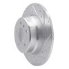 E-Line Drilled & Slotted Silver Brake Rotor, 2000-2006 BMW, Position: Rear Right - image 2