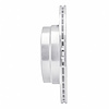 E-Line Drilled & Slotted Silver Brake Rotor, 2007-2019 BMW, Position: Rear Left - image 1