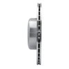 E-Line Drilled & Slotted Silver Brake Rotor, 2010-2014 BMW, Position: Rear Left - image 2