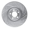 E-Line Drilled & Slotted Silver Brake Rotor, Fits Select Fits Multiple Makes/Models, Position: Front Left - image 4