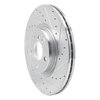 E-Line Drilled & Slotted Silver Brake Rotor, Fits Select Fits Multiple Makes/Models, Position: Front Right - image 2