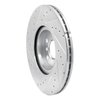 E-Line Drilled & Slotted Silver Brake Rotor, Fits Select Fits Multiple Makes/Models, Position: Front Right - image 4