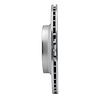E-Line Drilled & Slotted Silver Brake Rotor, Fits Select Fits Multiple Makes/Models, Position: Rear Left - image 1