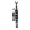 E-Line Drilled & Slotted Silver Brake Rotor, 2016-2018 BMW, Position: Right Front - image 2