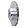 E-Line Drilled & Slotted Silver Brake Rotor, Fits Select Fits Multiple Makes/Models, Position: Front Right - image 4