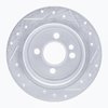 E-Line Drilled & Slotted Silver Brake Rotor, 2002-2015 Mini, Position: Rear Left - image 4