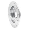 E-Line Drilled & Slotted Silver Brake Rotor, 2002-2015 Mini, Position: Rear Right - image 3