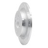 E-Line Drilled & Slotted Silver Brake Rotor, 2009-2014 Mini, Position: Rear Right - image 2