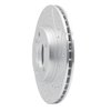 E-Line Drilled & Slotted Silver Brake Rotor, 2011-2016 Mini, Position: Front Right - image 4