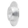 E-Line Drilled & Slotted Silver Brake Rotor, 2011-2016 Mini, Position: Rear Right - image 4