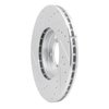 E-Line Drilled & Slotted Silver Brake Rotor, 2011-2016 Mini, Position: Front Right - image 4