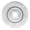 E-Line Drilled & Slotted Silver Brake Rotor, 2013-2013 Mini, Position: Front Right - image 4