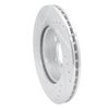 E-Line Drilled & Slotted Silver Brake Rotor, Fits Select Mini, Position: Front Right - image 4