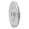 E-Line Drilled & Slotted Silver Brake Rotor, 2015-2019 Mini, Position: Front Left - image 3