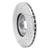 E-Line Drilled & Slotted Silver Brake Rotor, 2015-2019 Mini, Position: Front Right - image 4