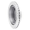 E-Line Drilled & Slotted Silver Brake Rotor, 1983-1990 GM, Position: Rear Right - image 3
