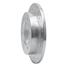 E-Line Drilled & Slotted Silver Brake Rotor, 1988-1995 GM, Position: Rear Right - image 1