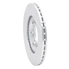 E-Line Drilled & Slotted Silver Brake Rotor, 1984-1987 GM, Position: Front Right - image 1