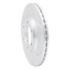 E-Line Drilled & Slotted Silver Brake Rotor, 1984-1987 GM, Position: Front Right - image 2