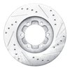 E-Line Drilled & Slotted Silver Brake Rotor, 1986-2006 Fits Multiple Makes/Models, Position: Front Left - image 4