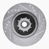 E-Line Drilled & Slotted Silver Brake Rotor, 1973-1989 Mopar, Position: Front Left - image 4