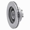 E-Line Drilled & Slotted Silver Brake Rotor, 1973-1989 Mopar, Position: Front Right - image 2