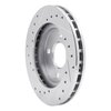 E-Line Drilled & Slotted Silver Brake Rotor, 1981-1987 Mopar, Position: Front Right - image 4