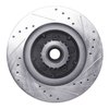 E-Line Drilled & Slotted Silver Brake Rotor, 1969-1973 Mopar, Position: Front Left - image 2