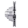 E-Line Drilled & Slotted Silver Brake Rotor, 1969-1973 Mopar, Position: Front Left - image 4