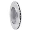 E-Line Drilled & Slotted Silver Brake Rotor, 1989-1995 Mopar, Position: Rear Left - image 3